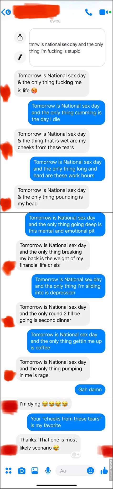 Have A Happy National Sex Day Yall ~ Damn Funny Thing