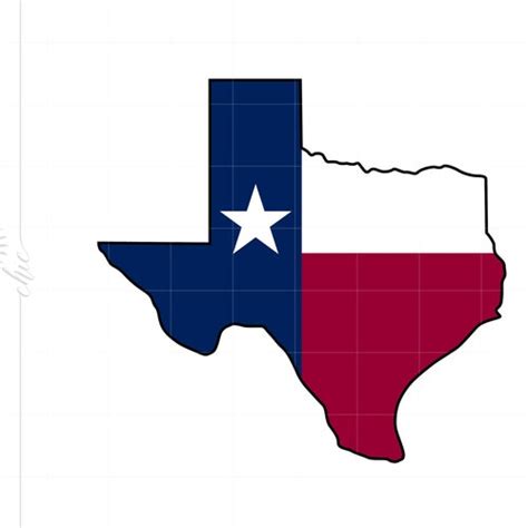 Texas Flag Svg Tx Us Usa State Banner Cricut Cut File Etsy