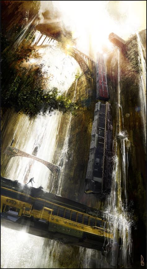 Train Wreck By Happy Mutt On Deviantart Post Apocalyptic Art Fantasy