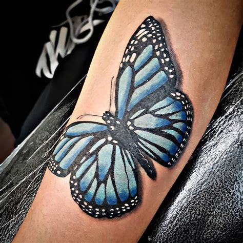 Top 63 Best Blue Butterfly Tattoo Ideas [2021 Inspiration Guide]