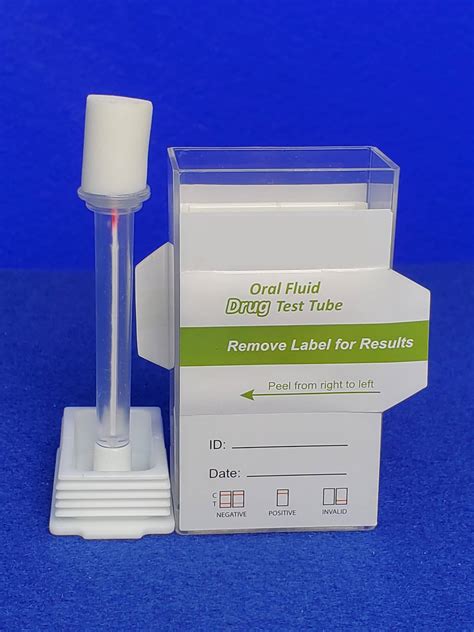 Saliva Cube 12 Panel Drug Alcohol Swab Drug Test Rapid Detect