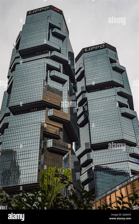 Lippo Centre Building Hong Kong China Stock Photo Alamy