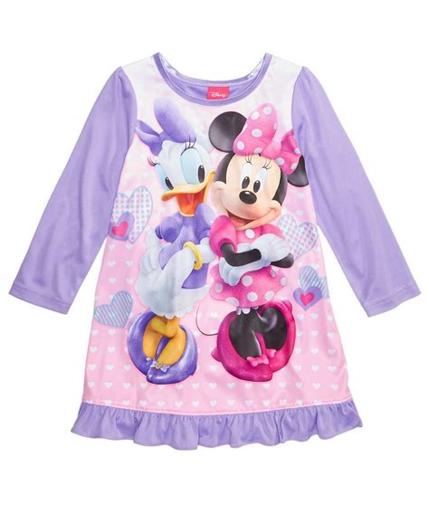 Daisy Duck And Minnie Mouse Nightgown Toddler Girls 2t 5t Toddler