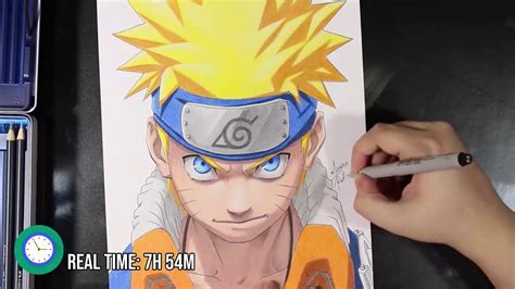 Naruto Uzumaki Speed Drawing Youtube