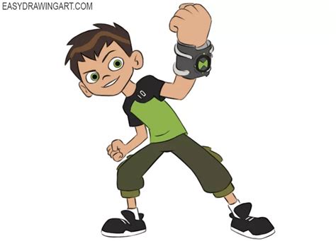 How To Draw Ben 10 Easy Drawing Art