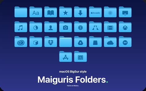 Macos Big Sur Folder Icon In Folders Big Sur Gambaran