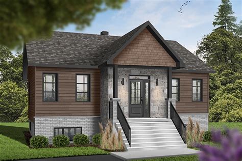 Duplex designs offer the comfort of a smaller. Budget-Friendly 2-Bed House Plan with Lower Level ...