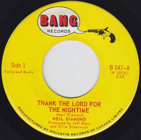 Neil Diamond Thank The Lord For The Night Time 1967 Vinyl Discogs