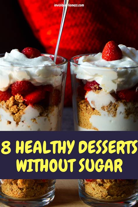 10 sugar-free desserts without artificial sweeteners. So ...