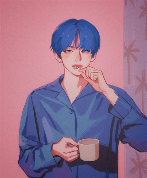 Taehyung Anime Wallpapers Wallpaper Cave