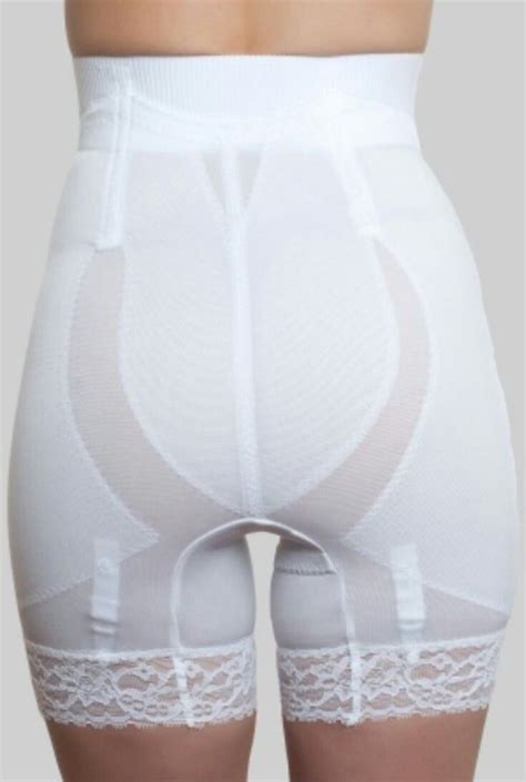 if he fusses about wearing his girdle his wife will put him in a tight corset panty girdle