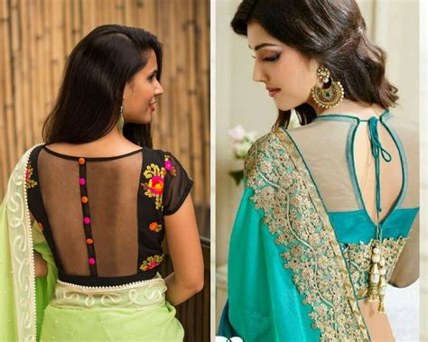 Top 7 Stylish Back Neck Blouse Designs Of 2017 Hire A Model For
