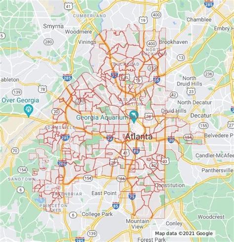 Atlanta Neighborhood Map Atlanta Neighborhoods Atlanta Real Estate