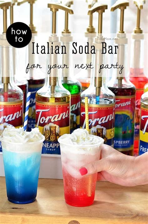 how to build an italian soda bar