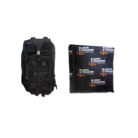 Mini Tactical Backpack With Buff Combo Blades And Triggers