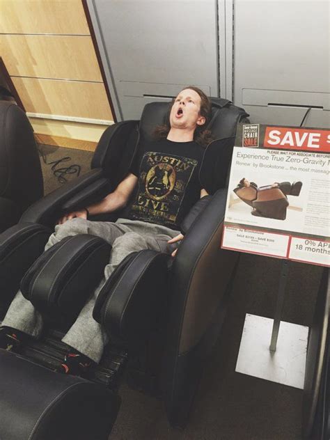 I am experienced friendly masseuse with nice and warm hands. Priceless Austin Brown reaction to a massage chair in a ...