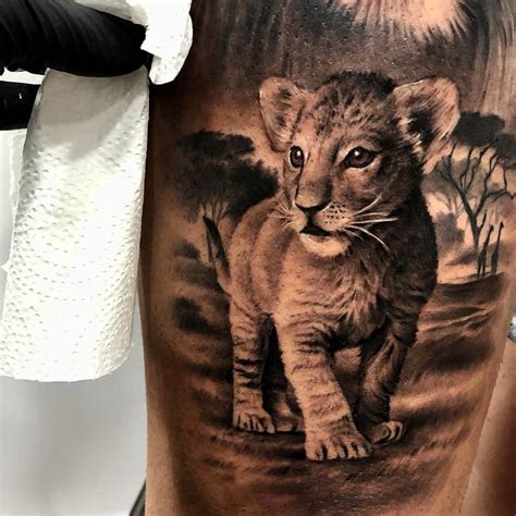 Best Lion Cub Tattoo Designs PetPress