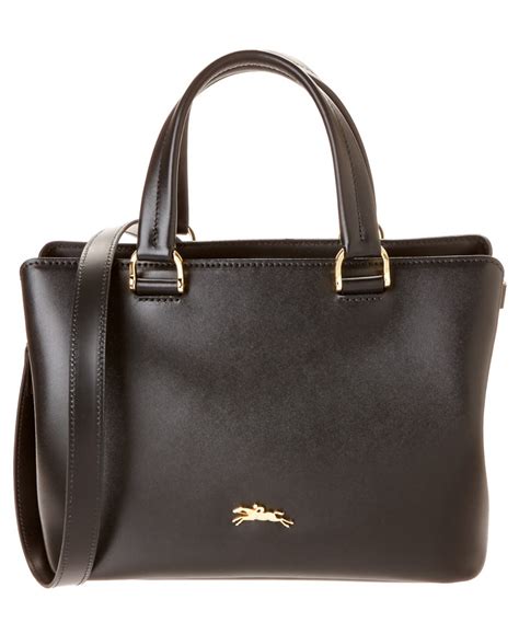 Longchamp Honore 404 Small Leather Shoulder Bag' In Black | ModeSens