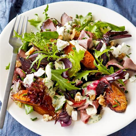 Roast Beef Beetroot And Feta Salad Healthy Recipe Ww Australia