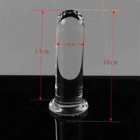 Glass Anal Plugs Smooth Mellow 164cm Anal Plug Sex Toys Glass Butt