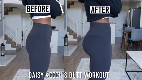 I Did Daisy Keechs Butt Workout Before After Results BOOTY IN 1