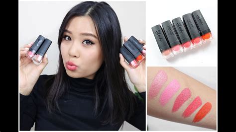 Swatches Review Sleek Lip Vip Lipstick Semi Matte Lipstick Youtube