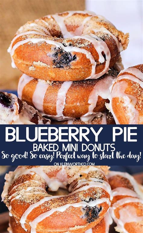 Blueberry Pie Donuts Takes Everything You Love About The Best Blueberry Pie And Add It To A