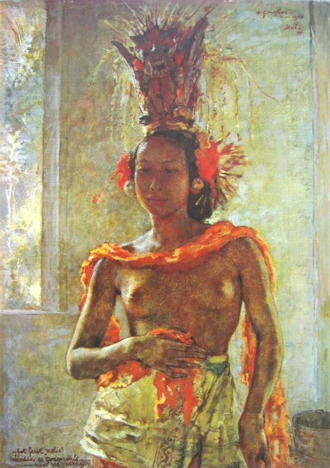 Dunia Lukisan Javadesindo Art Gallery Lukisan Wanita Bali Karya Wg Hofker