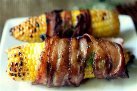 bacon and jalapeno wrapped corn on the cob blackberry babe