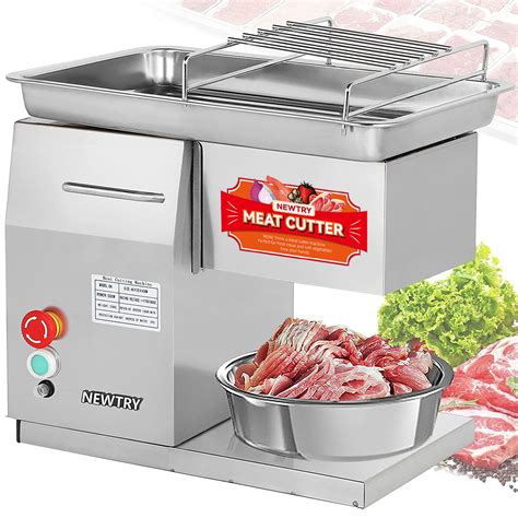 Amazon Com Newtry Commercial Meat Cutter Machine For Restaurant Mm