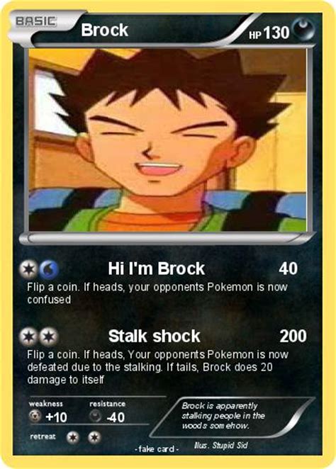 Pokémon Brock 641 641 Hi Im Brock My Pokemon Card
