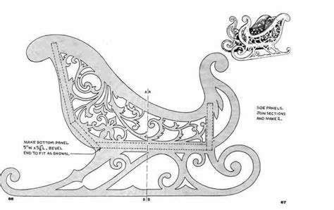 Scroll Saw Patterns For Santa Sleigh This One A Little More Intricate
