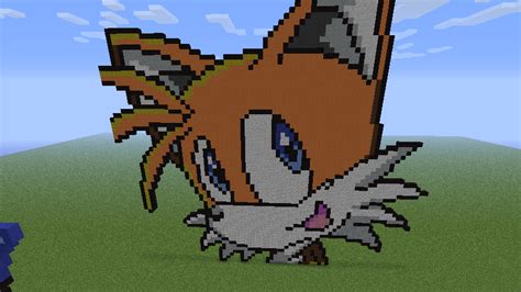 Tails Minecraft Style By Yunoha2 On Deviantart