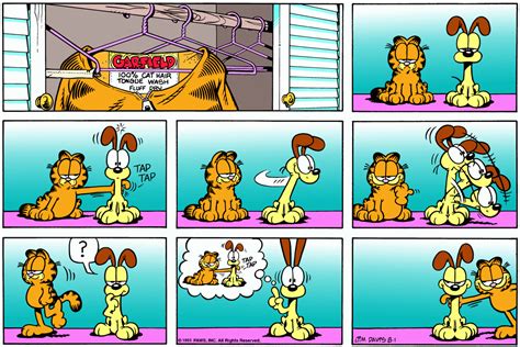 Garfield August 1993 Comic Strips Garfield Wiki Fandom