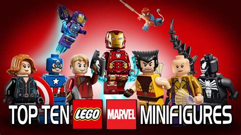 Top 10 Best Lego Marvel Super Heroes Minifigures Youtube