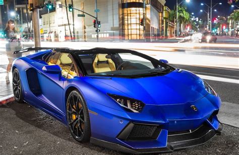 Car Social Network Blue Lamborghini Lamborghini Aventador Roadsters