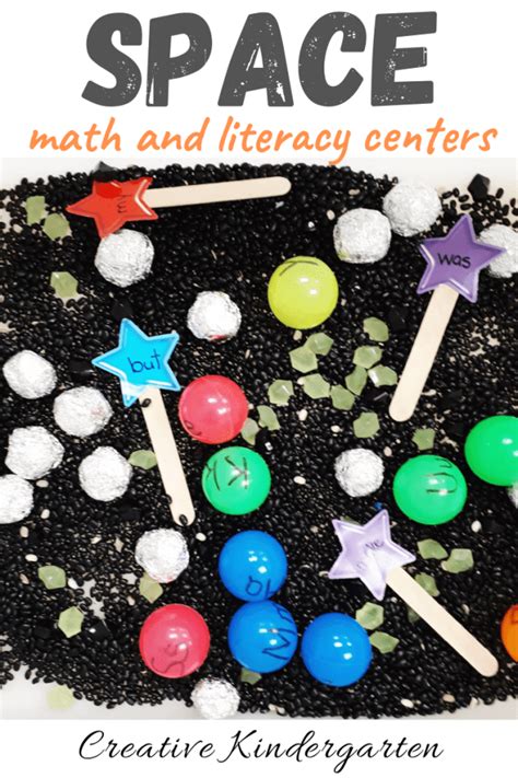 Space Math And Literacy Activities For Kindergarten With A Freebie