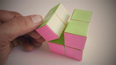 Origami Infinity Cube Jo Nakashima No Tape Glue