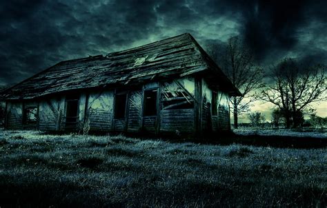 Wallpaper Dark House Old Scary Images For Desktop Section пейзажи