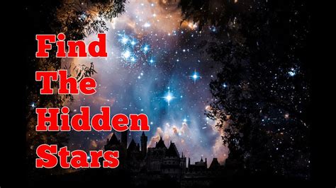 Can You Find The Hidden Stars Picture Search Youtube