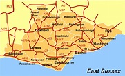 East sussex map Eastbourne: Un programa para aprender inglés, arte y ...