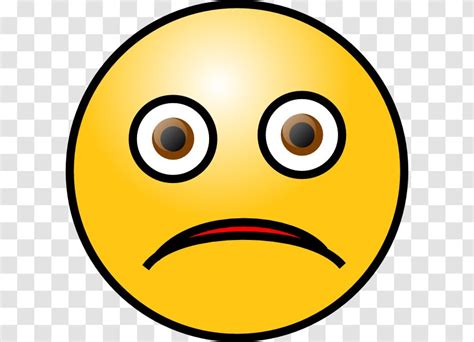 Smiley Frown Emoticon Clip Art Frowning Transparent PNG