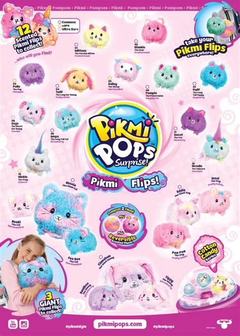 Pikmi Pops Flips Series 3 Collector Guide List Checklist Kids Time