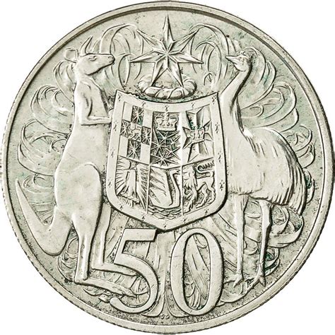 Fifty Cents 1966 Round Silver Coin From Australia Online Coin Club