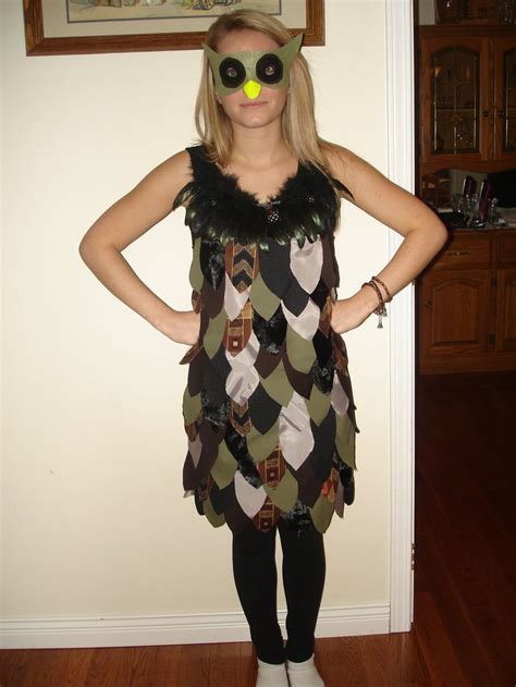 My Adult Version Of The Owl Costume I Like Crafts