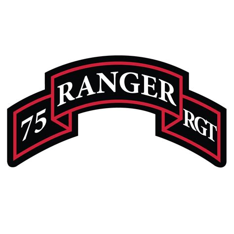 Us Army 75th Ranger Regiment Ssi Patch Decal Full Color