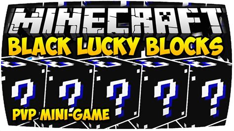 Minecraft Black Lucky Blocks Pvp ♦ Mini Game Deutsch Hd Youtube