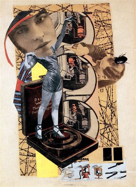 HANNAH HOCH COLLAGE No8 DADA ART GICLEE PRINT FINE CANVAS EBay