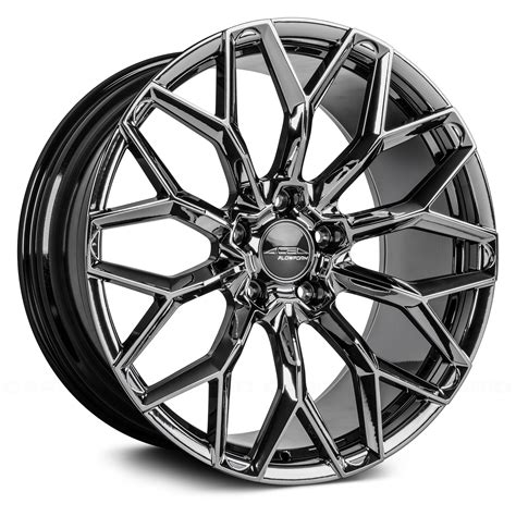 Ace Alloy Aff03 Wheels Black Chrome Rims