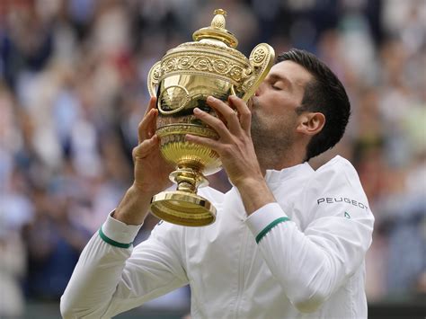 Djokovic Wins Wimbledon Final Secures Record Tying 20th Grand Slam